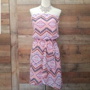 Express strapless dress